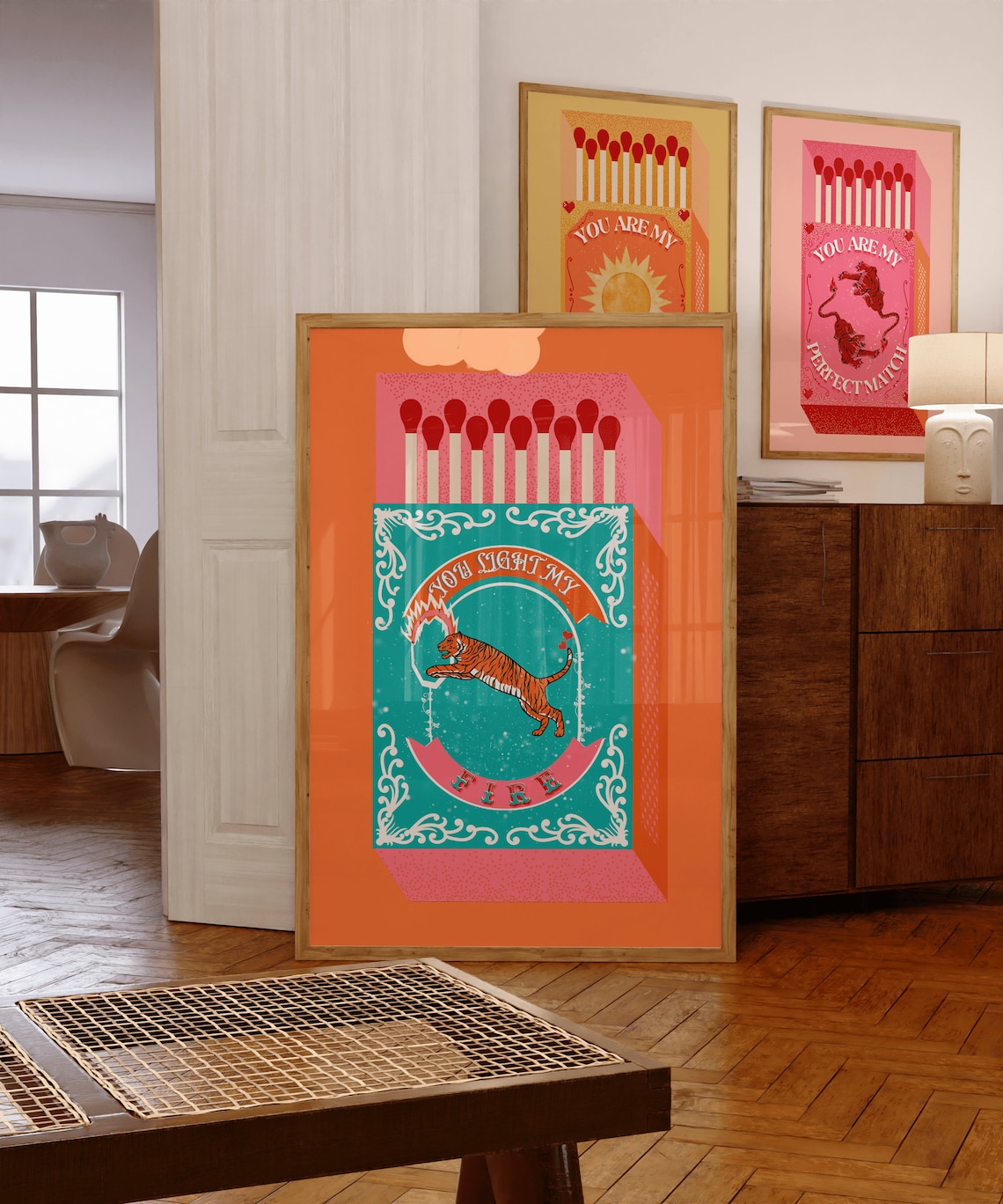 Lighting Decor Items - Je Licht Mijn Vuur Oranje Matchbox