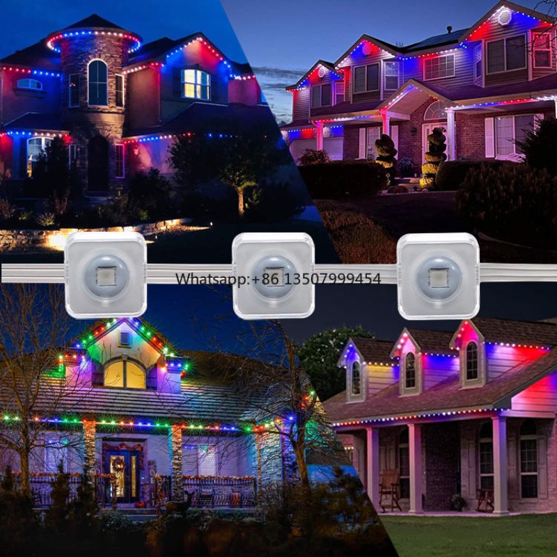 Lighting Decoration - WiFi-gestuurde slimme LED-stripverlichting 15M RGB kleurveranderend