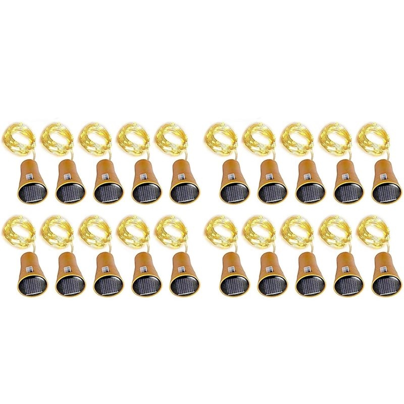 Decor Lighting Cork - LUCKshopping 20 stuks Solar Wijnfles Lichtjes
