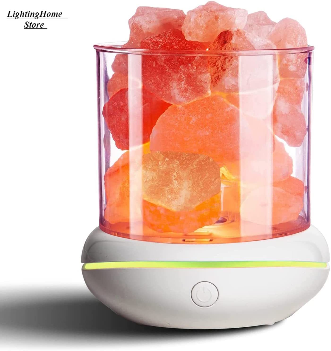 Himalayan Salt Lamp - Aromalampen Natuurlijke Himalaya-zoutlamp USB Roze zoutstenenlamp