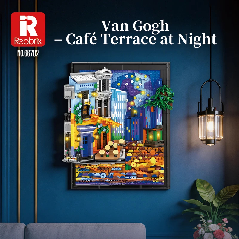 Lighting Decoration Ideas For Home - 2678PCS Night Sky Cafe Fotolijst Bouwstenen