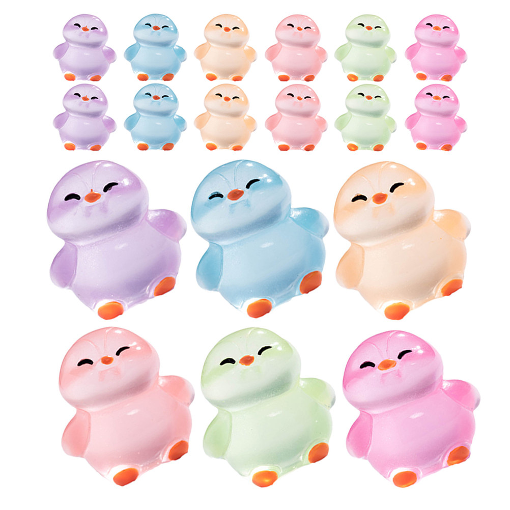 Lighting Decoration Ideas For Home - 18 stuks gloeiende hars-pinguïns: schattige mini-nachtlampjes