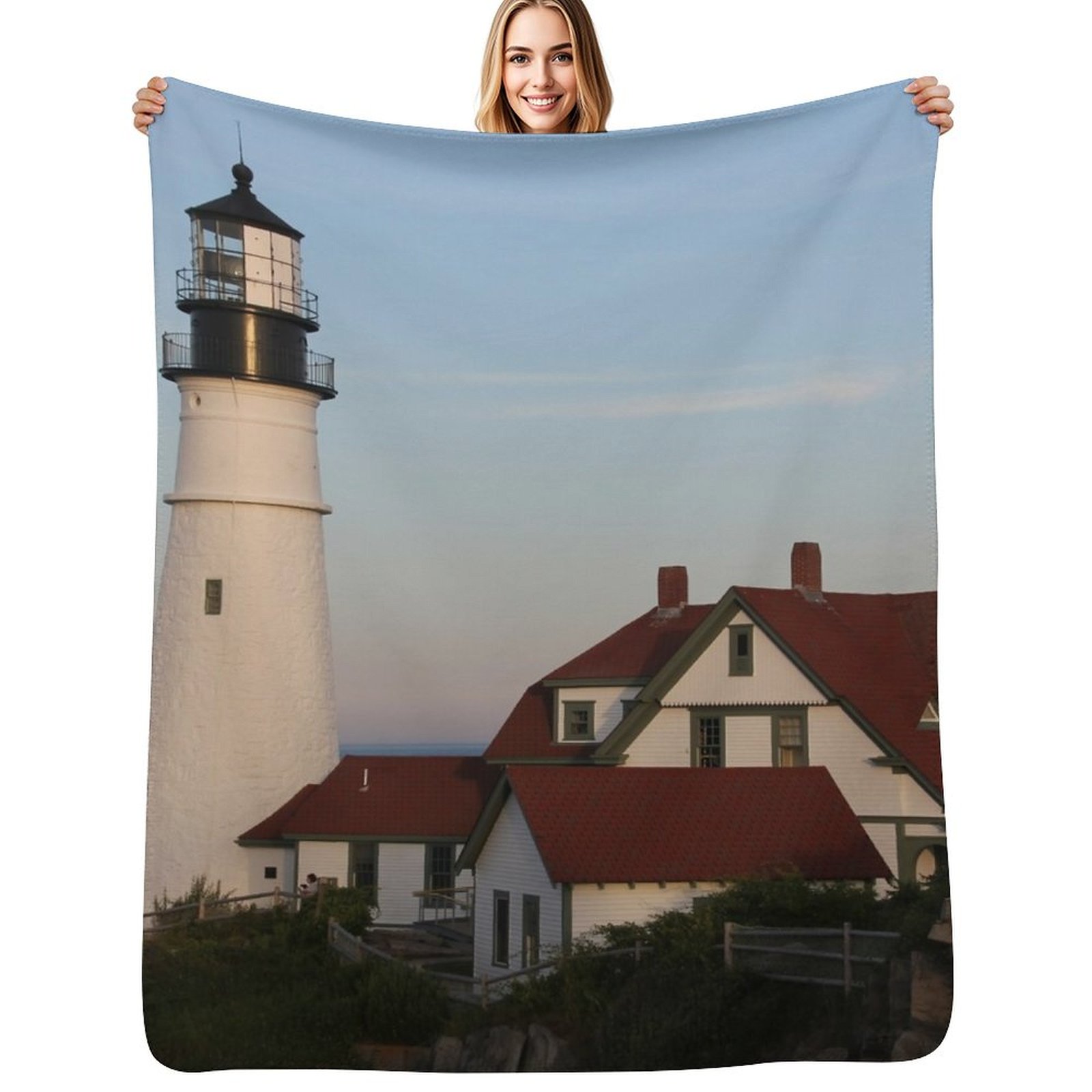 Lighting Decoration Ideas For Home - Portland Head Light Throw Deken Luxe