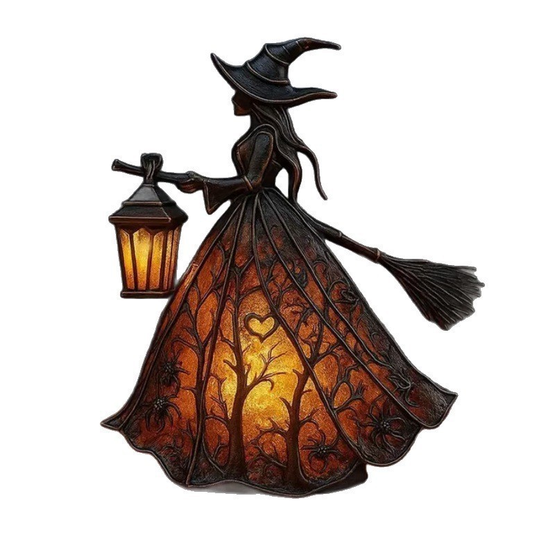 Lighting Decoration - Heksenhars Tafelblad Nachtlampje met USB-aangedreven Gloed