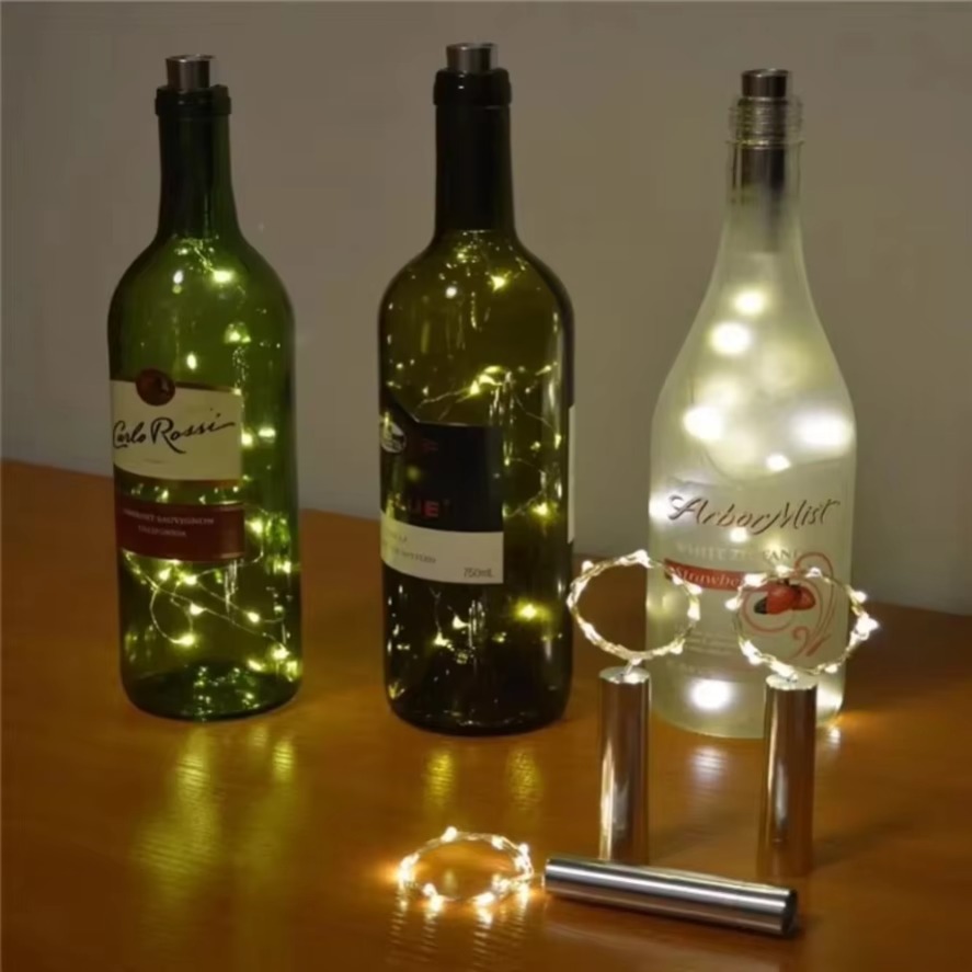 Decor Lighting Cork - LED Wijnfles Kurk Sterrenlicht String 1/2/3M