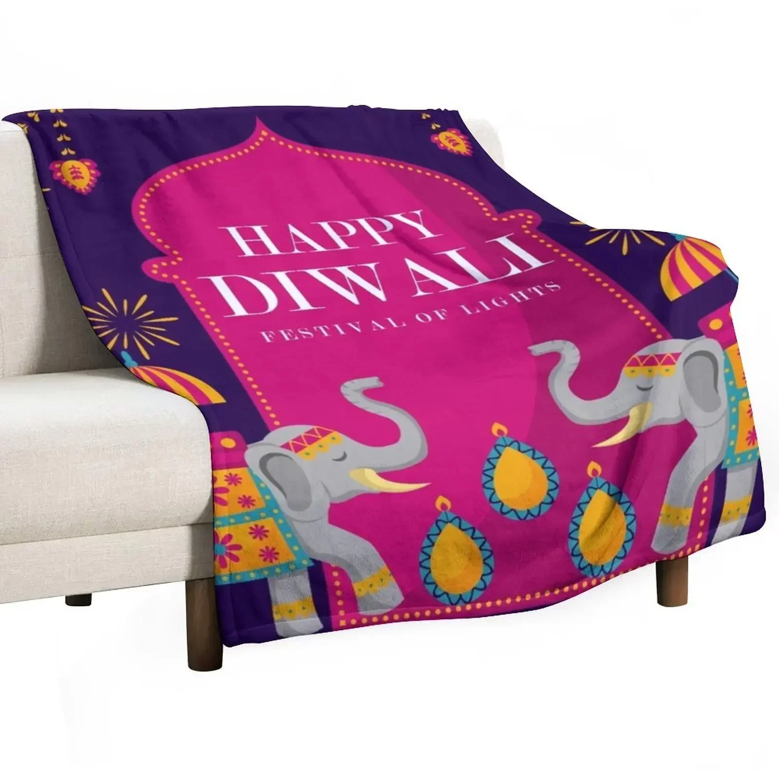 Lighting Decoration Ideas For Home - Gelukkige Diwali - Lichtfestival Dekentje voor