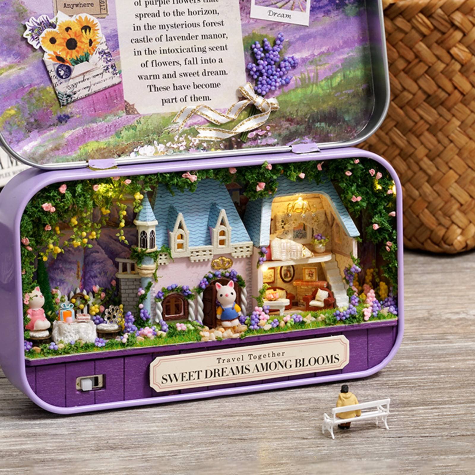 Lighting Decoration Ideas For Home - Box Theater Model Cadeau-idee DIY Poppenhuis