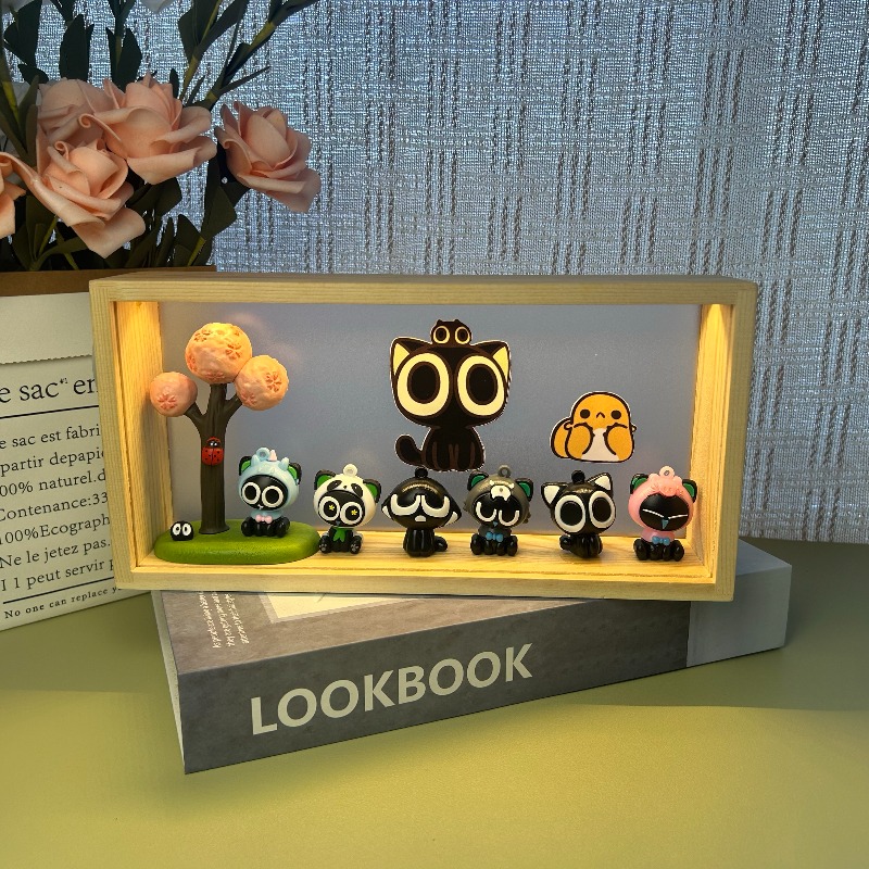 Lighting Decor Items - Luo Xiaohei Figuur LED Lichtframe, Schattig