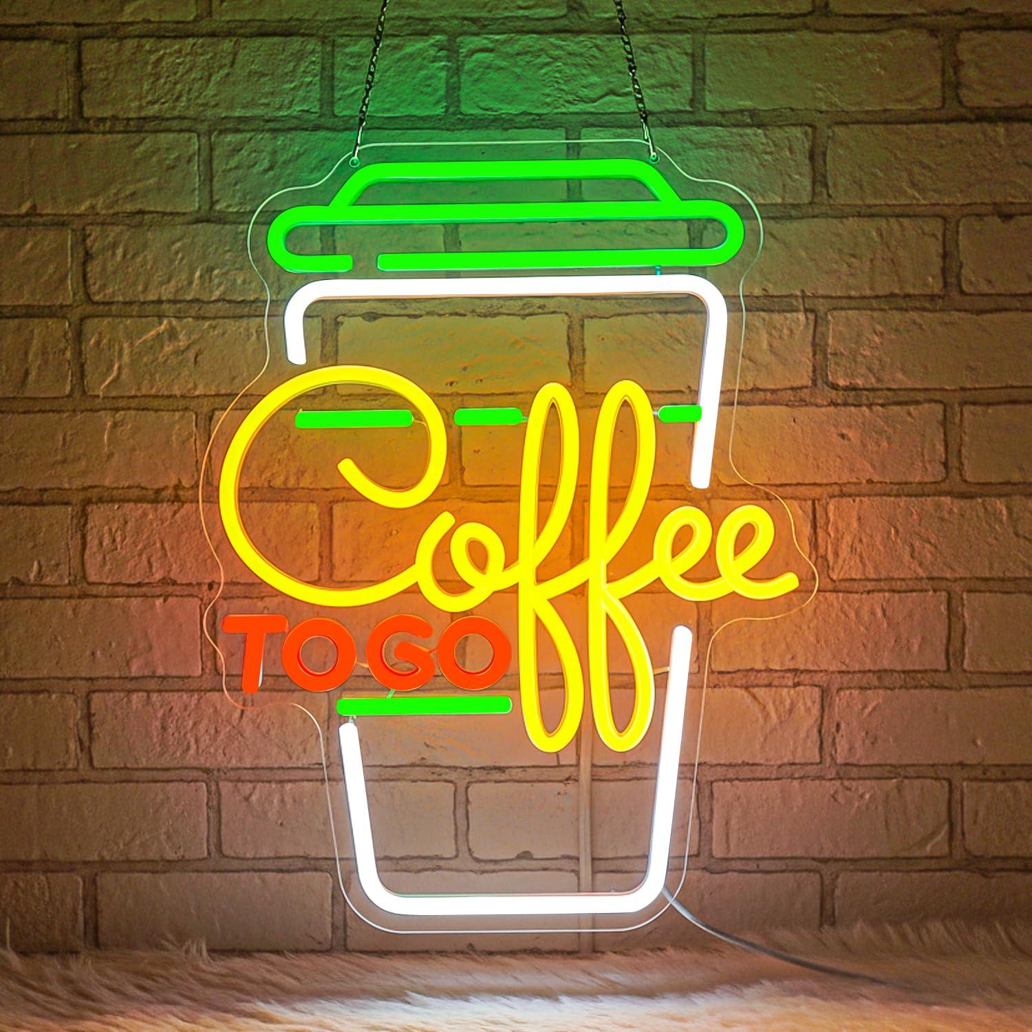 Kitchen Decor Lighting - Koffie Neon Sign USB dimbare LED-verlichting