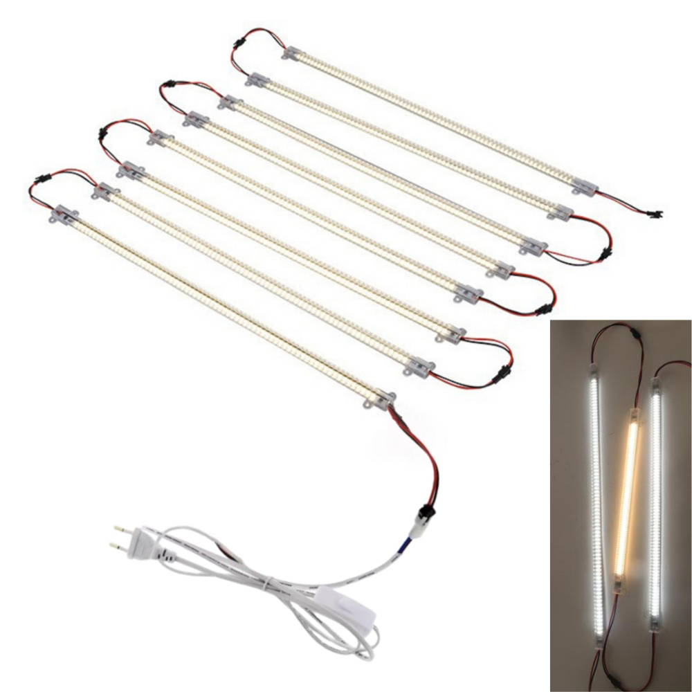 Kitchen Decor Lighting - 1/2/5/10 LED-kastverlichting, stijve schakelaar, voedingset 220V,