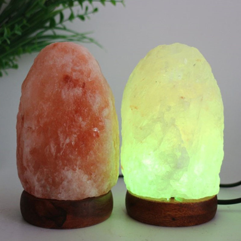 Himalayan Salt Lamp - Zoutlamp Himalaya Kristal Kleurrijke kleur veranderende