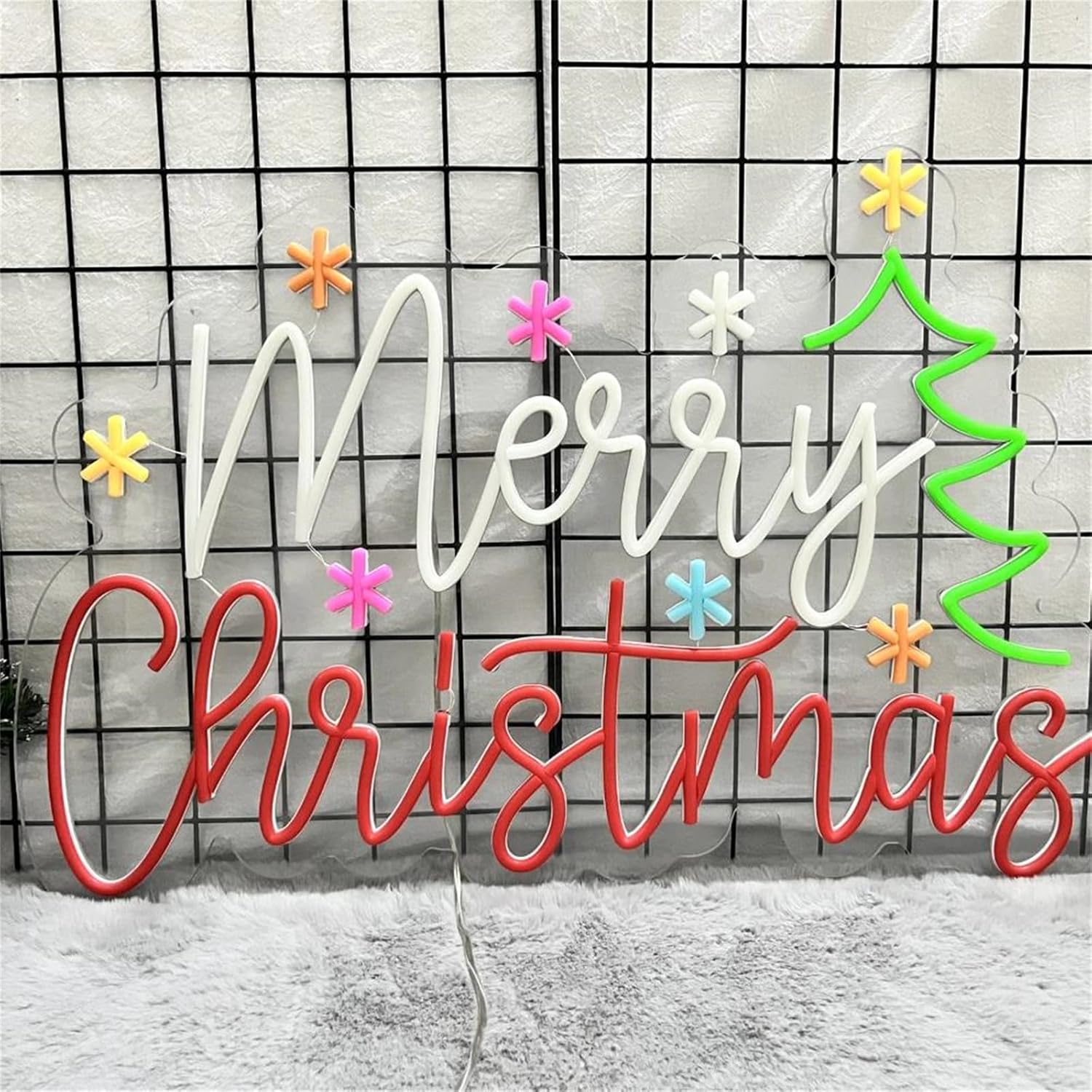 Vrolijk kerstfeest neonbord me - Lighting Decoration Ideas For Home recensie en prijs