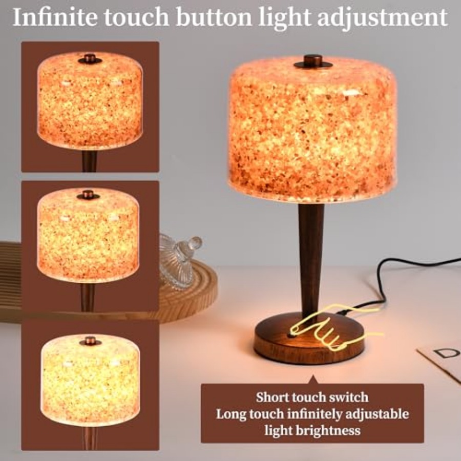 Zoutlamp met Touch-dimmerbedie - Himalayan Salt Lamp recensie en prijs