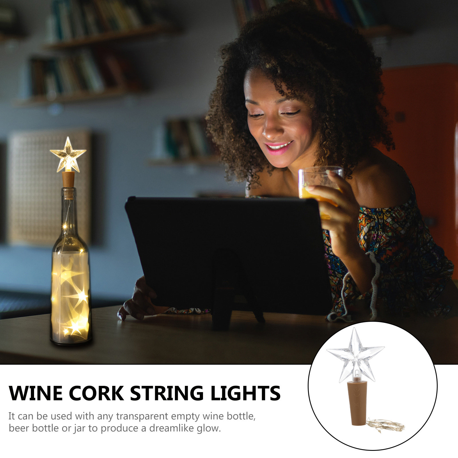 2 stuks kurk LED-lichtslingers - Decor Lighting Cork recensie en prijs