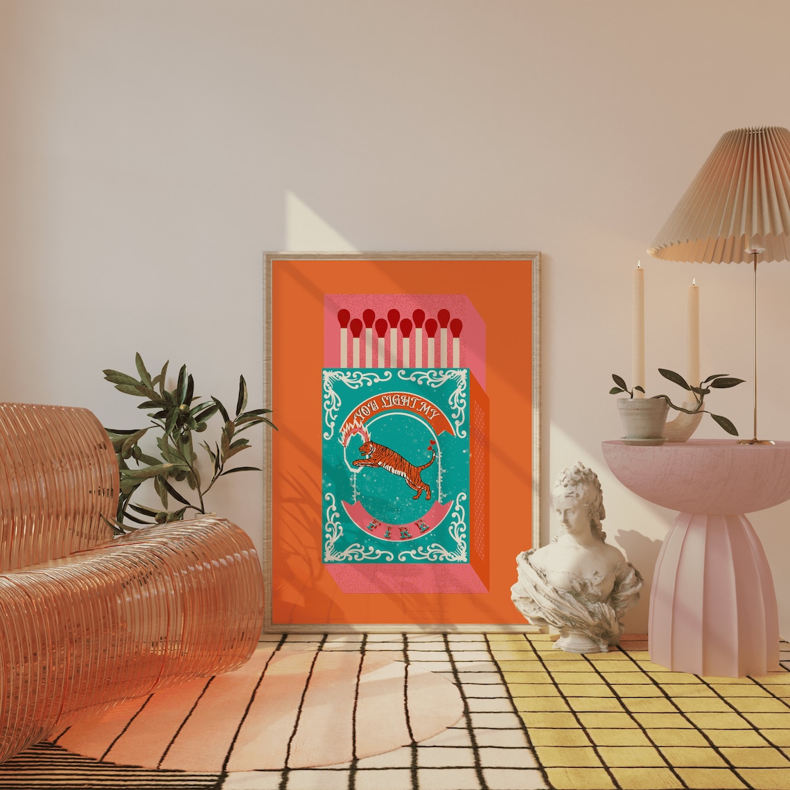 Je Licht Mijn Vuur Oranje Matc - Lighting Decor Items recensie en prijs