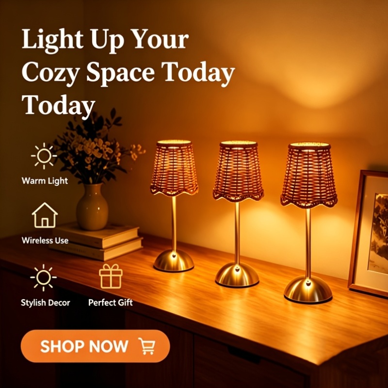 Boheemse geweven rotan kunstta - Room Decor Lighting Lamp recensie en prijs