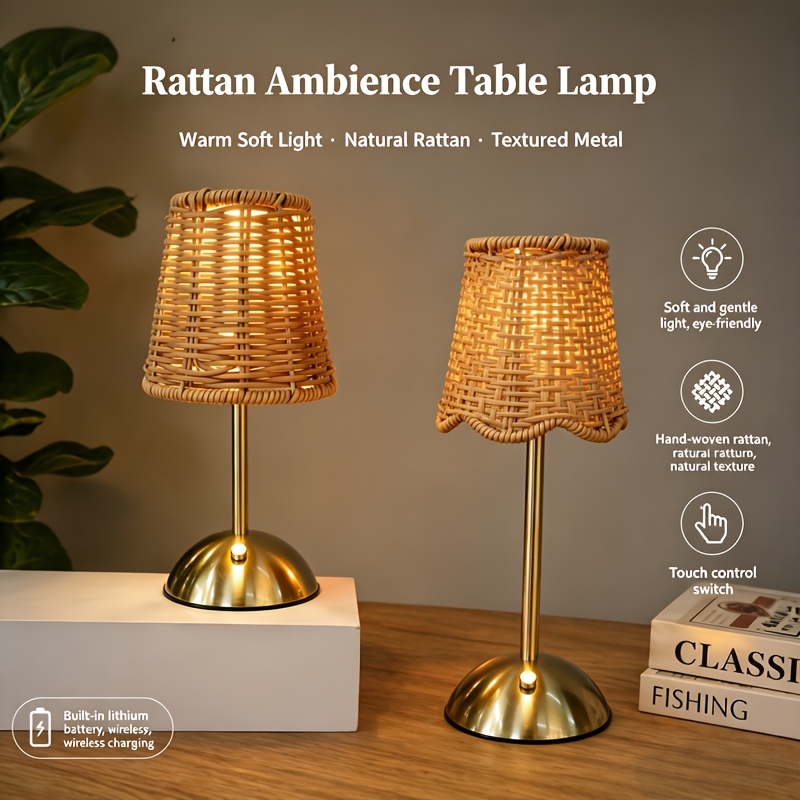 Boheemse geweven rotan kunstta - Room Decor Lighting Lamp recensie en prijs