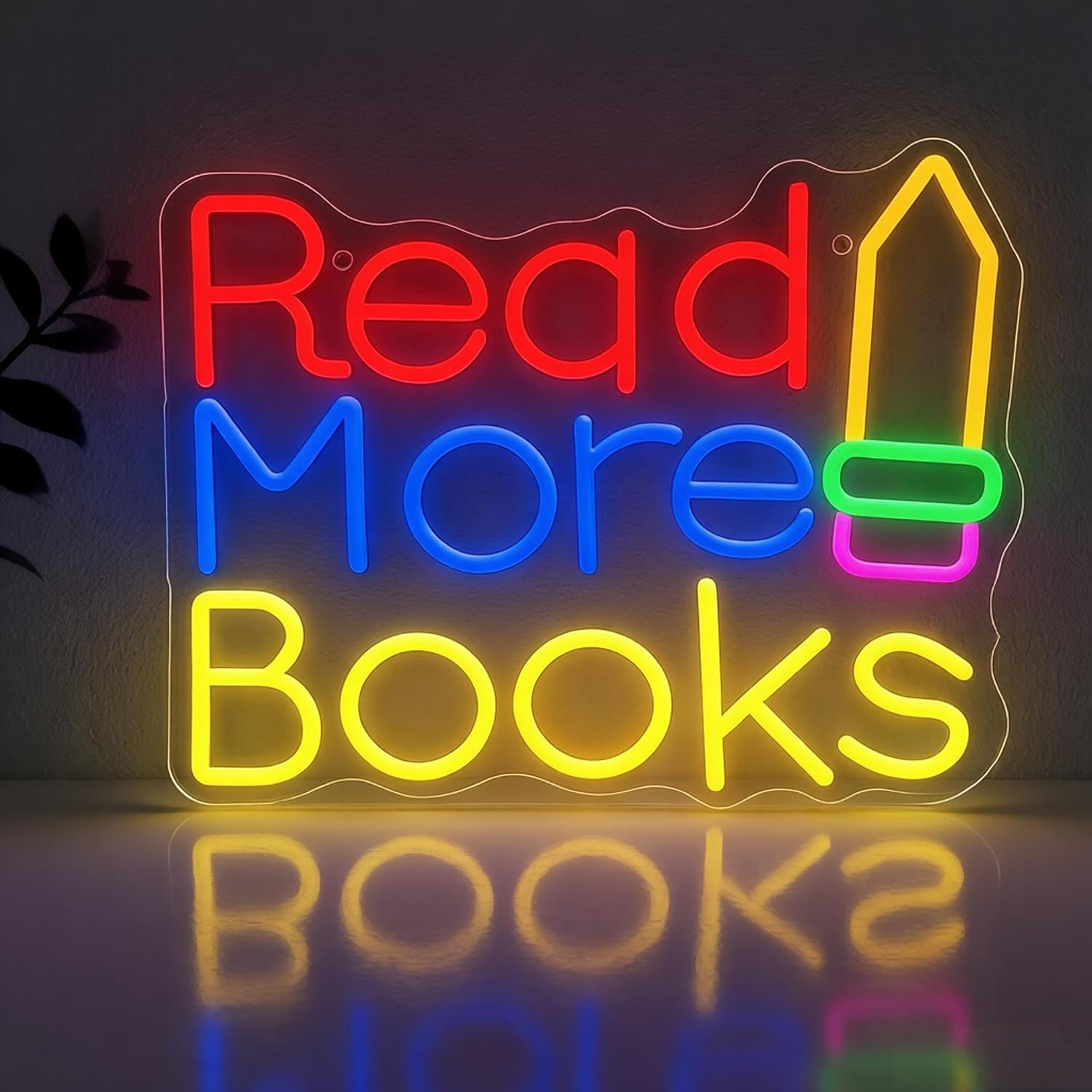 Lees Meer Boeken LED Neonbord  - Lighting Decor And More recensie en prijs