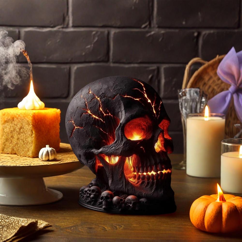 Halloween Lavasteen Schedellam - Unique Lighting Decor recensie en prijs