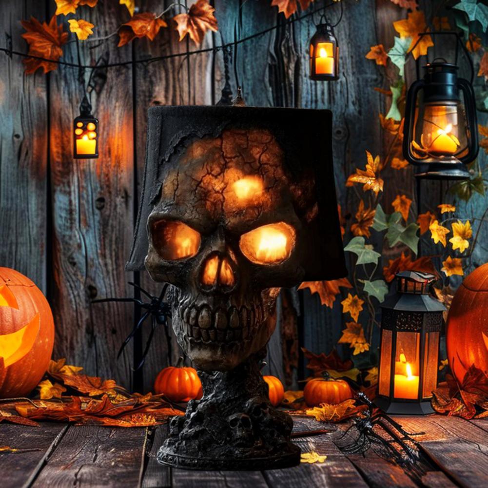 Halloween Lavasteen Schedellam - Unique Lighting Decor recensie en prijs