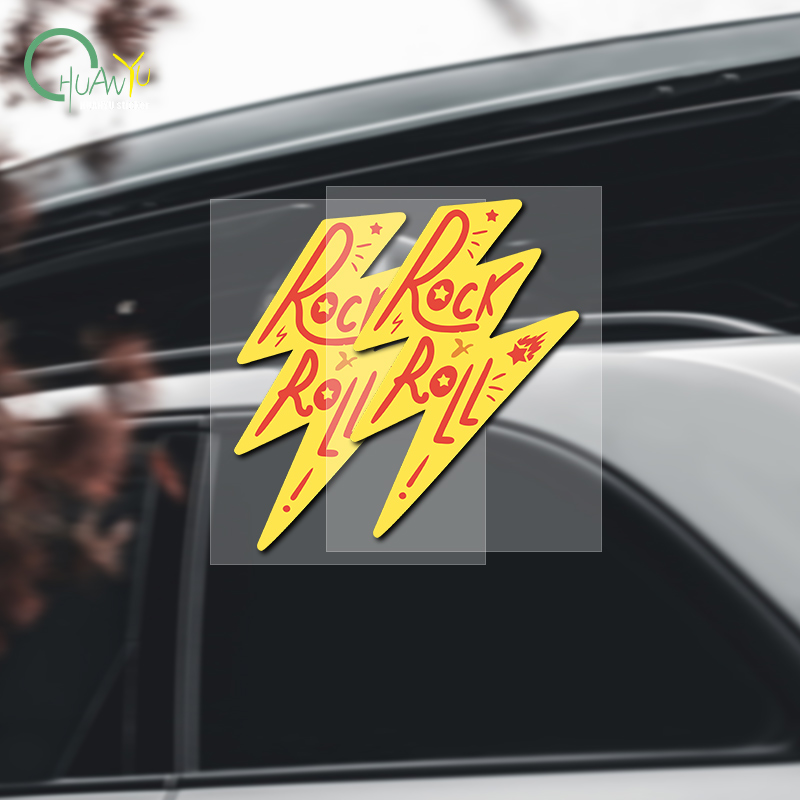 Rock Lightning autosticker muz - Unique Lighting Decor recensie en prijs