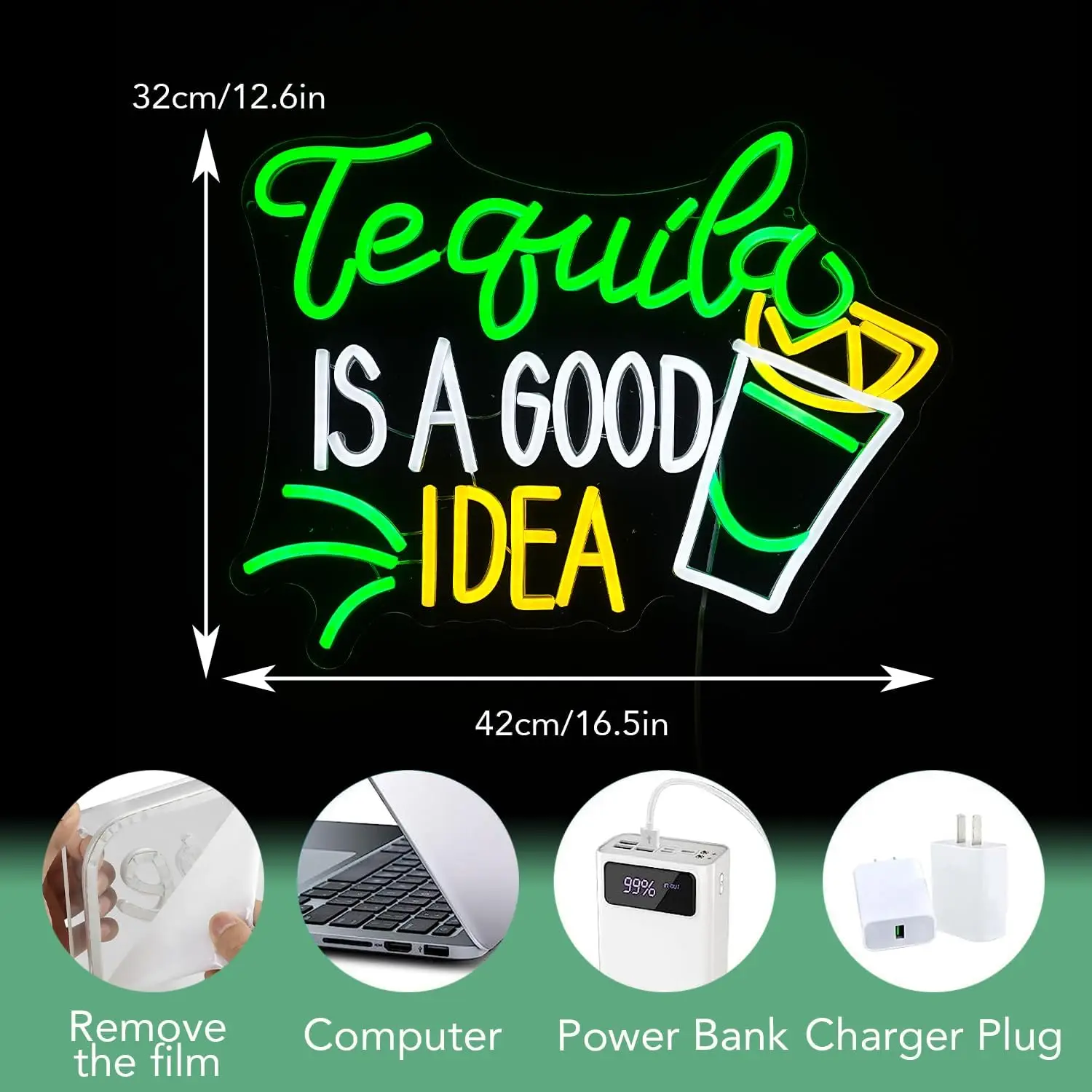 Tequila is een goed idee neonb - Lighting Decoration Ideas For Home recensie en prijs