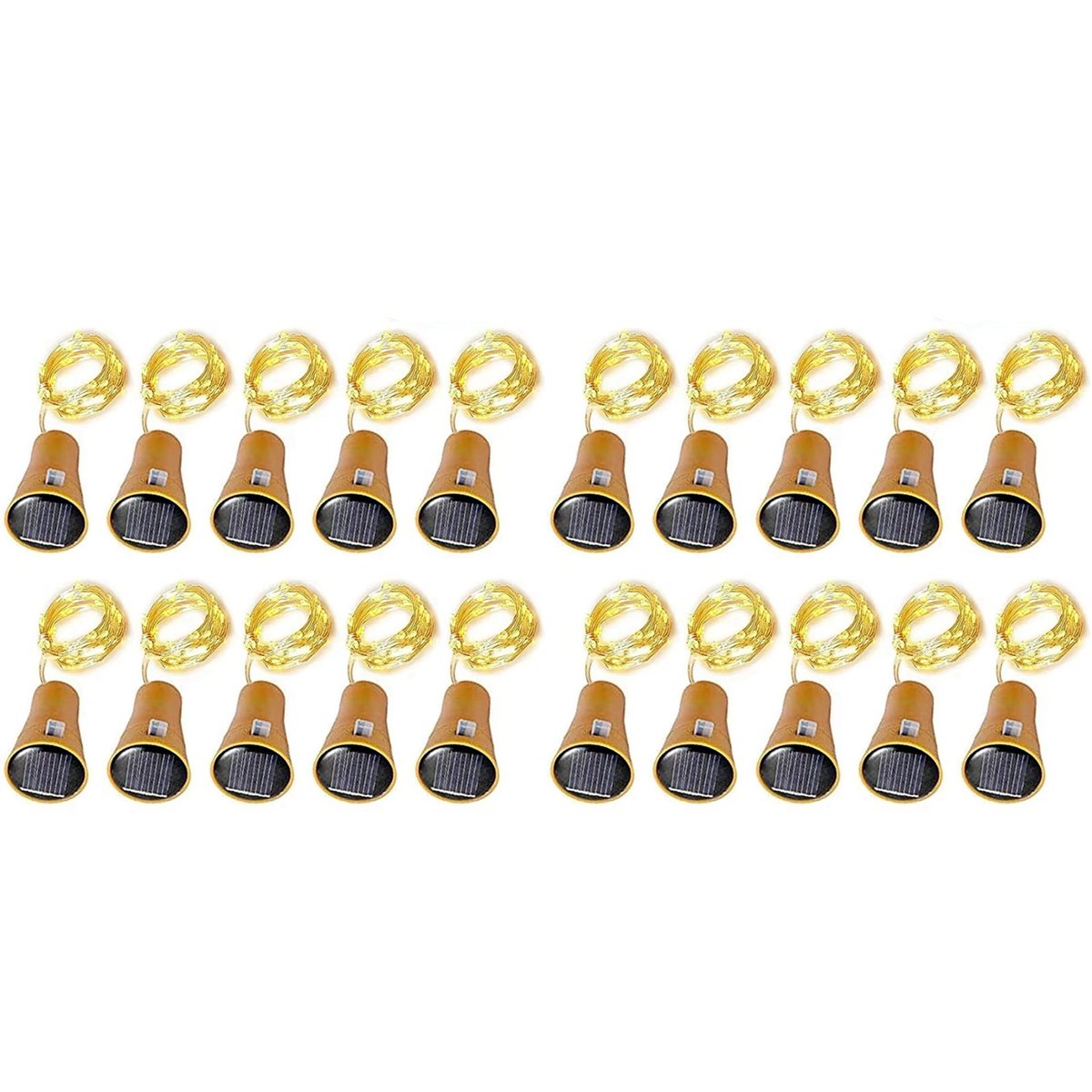 ABHU 20 stuks Solar Wijnfles L - Decor Lighting Cork recensie en prijs