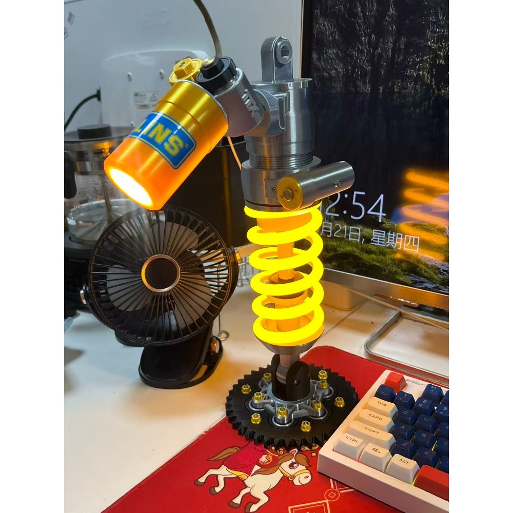 Motorfiets schokdemper bureaul - Unique Lighting Decor recensie en prijs