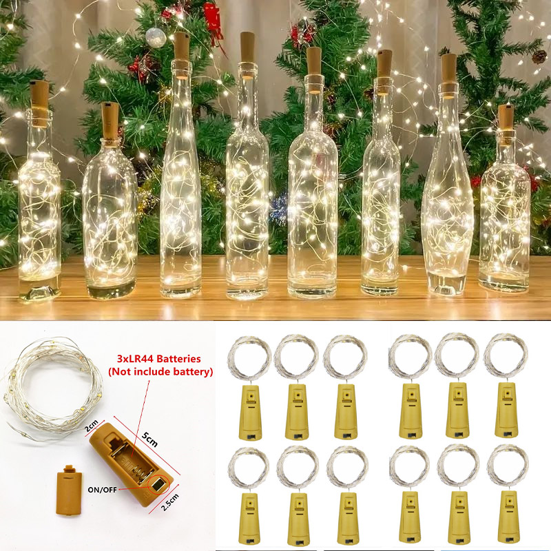 6 stks 20led Wijnfles met Kurk - Decor Lighting Cork recensie en prijs