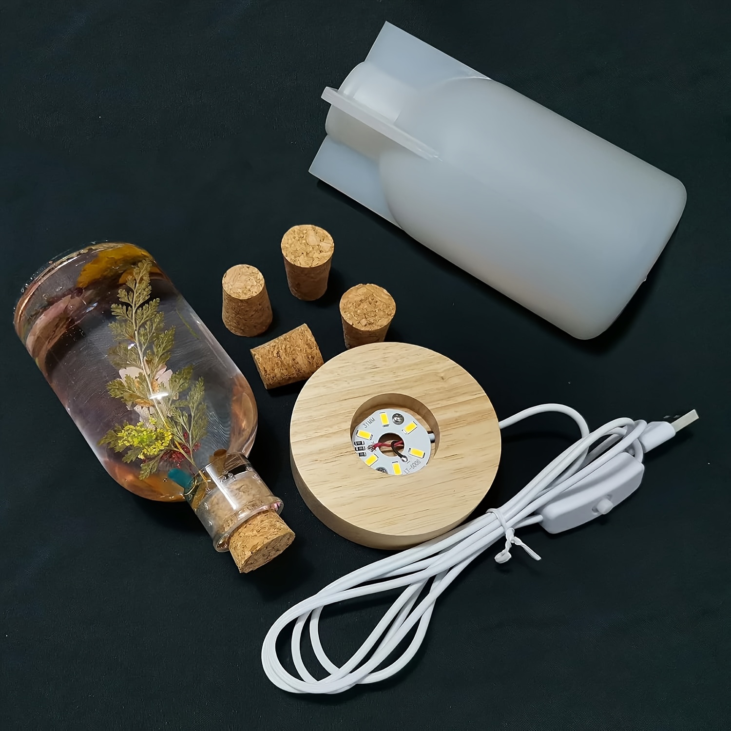 Drift Bottle Light Resin Mold  - Decor Lighting Cork recensie en prijs
