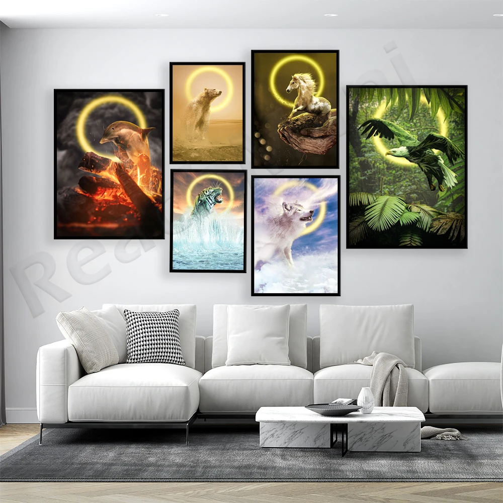 Elementen adelaar, wolf, dolfi - Elements Lighting Decor recensie en prijs