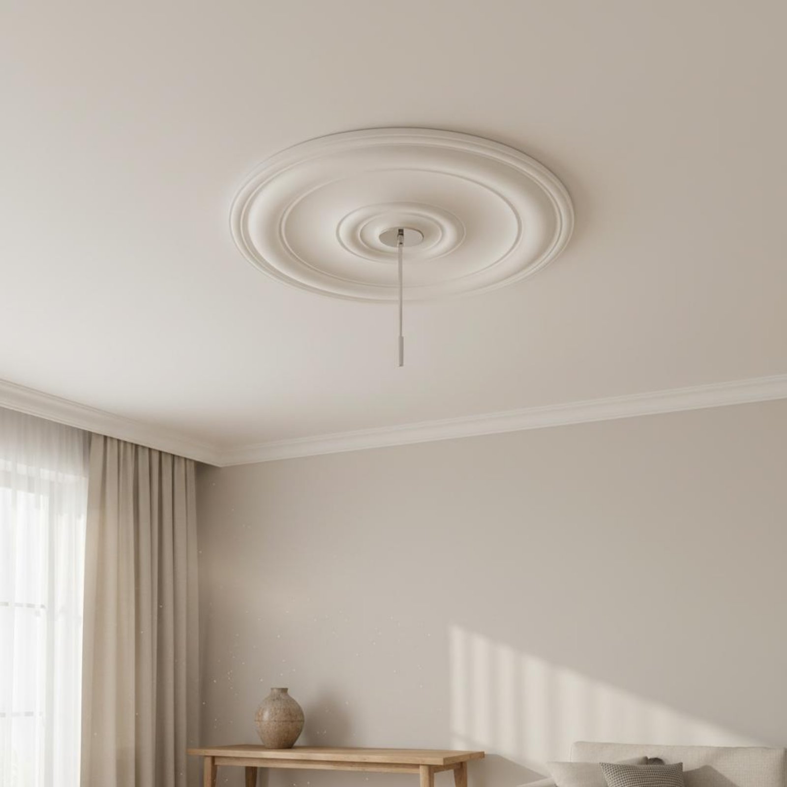 Ronde plafondmedaillon Europes - Lighting Decoration recensie en prijs