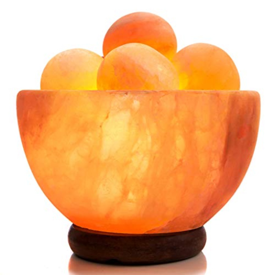 Himalaya-zoutlamp met 6 Himala - Himalayan Salt Lamp recensie en prijs