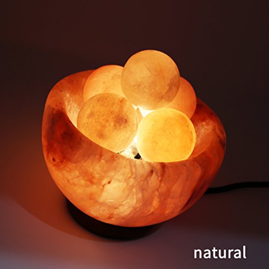 Himalaya-zoutlamp met 6 Himala - Himalayan Salt Lamp recensie en prijs