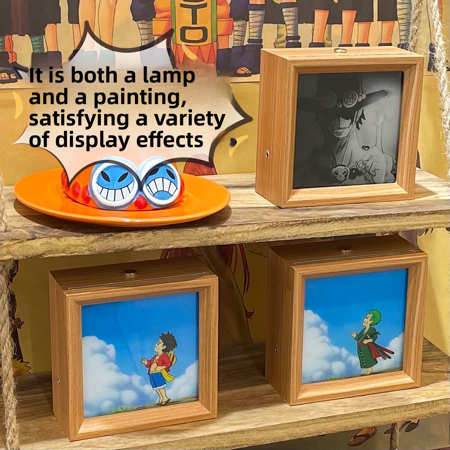 One Piece cartoon poster licht - Lighting Decor Items recensie en prijs