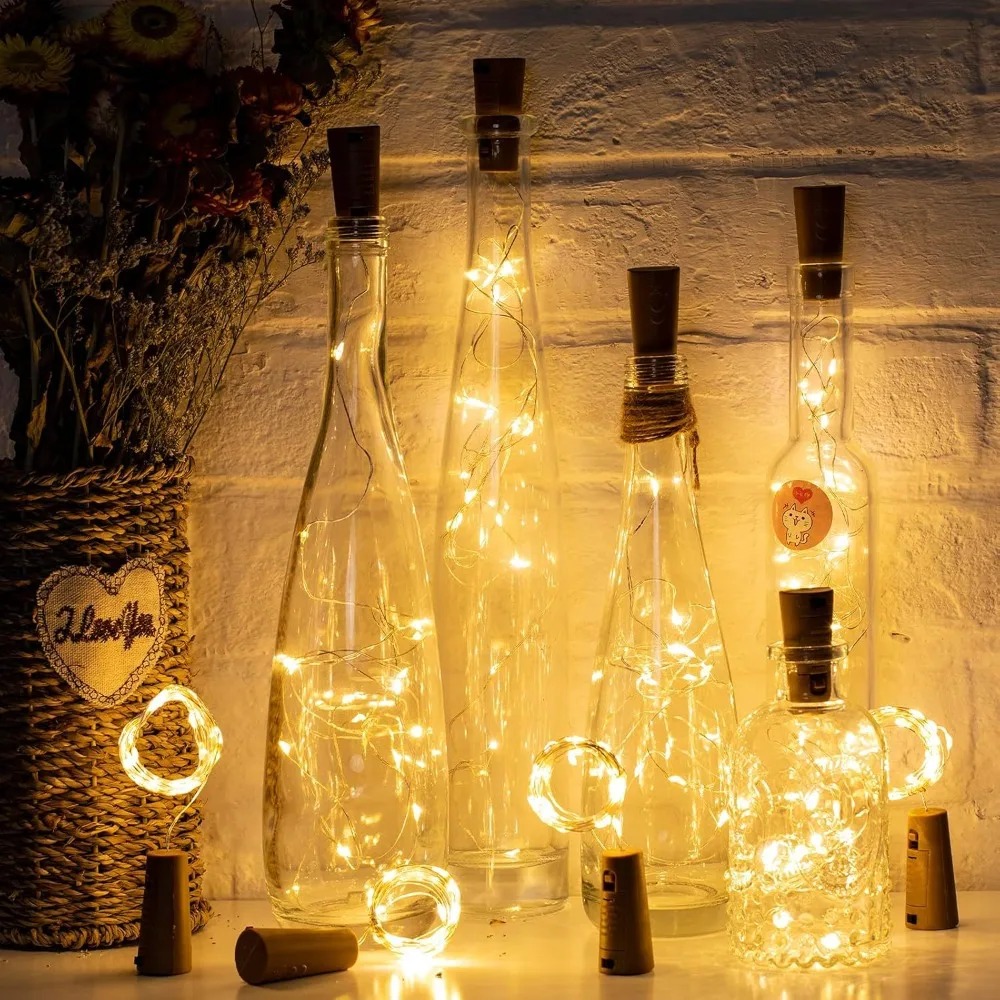 10 STKS Wijnfles LED-verlichti - Decor Lighting Cork recensie en prijs