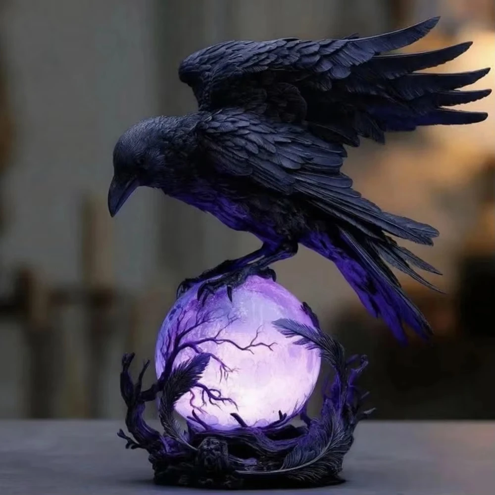 Gotische Raven LED-lamp Handge - Unique Lighting Decor recensie en prijs