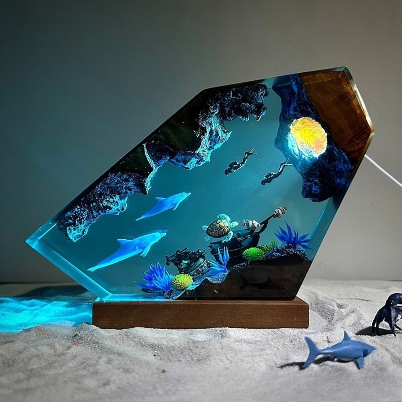 Dolfijn en Schildpad Harsen Na - Unique Lighting Decor recensie en prijs