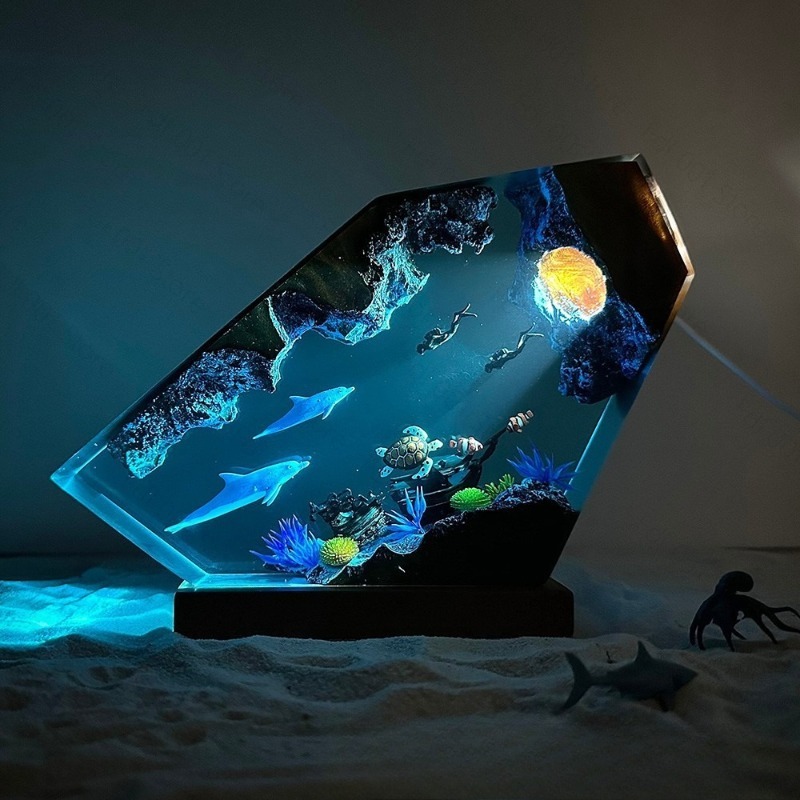 Dolfijn en Schildpad Harsen Na - Unique Lighting Decor recensie en prijs