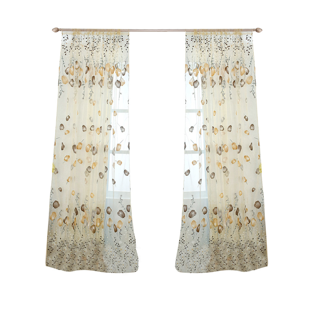 100x200cm Tulp Voile Gordijnen - Kitchen Decor Lighting recensie en prijs