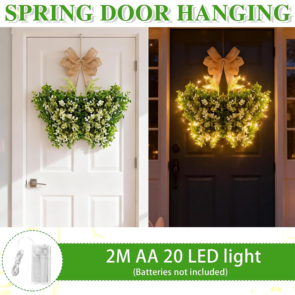 Lente verlichte kransdeurring  - Elements Lighting Decor recensie en prijs