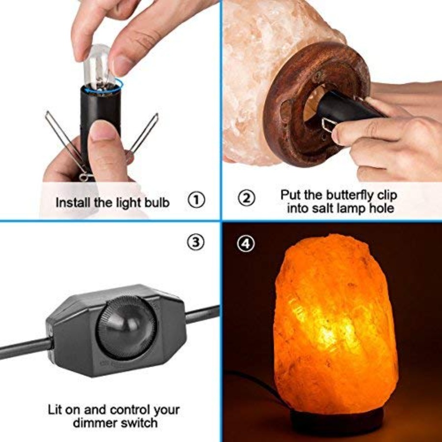 Himalaya zoutlamp snoeren met  - Himalayan Salt Lamp recensie en prijs