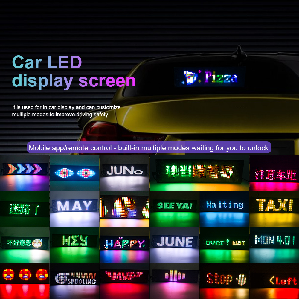 LED Matrix Pixel Panel Scrolle - Lighting Decor Items recensie en prijs
