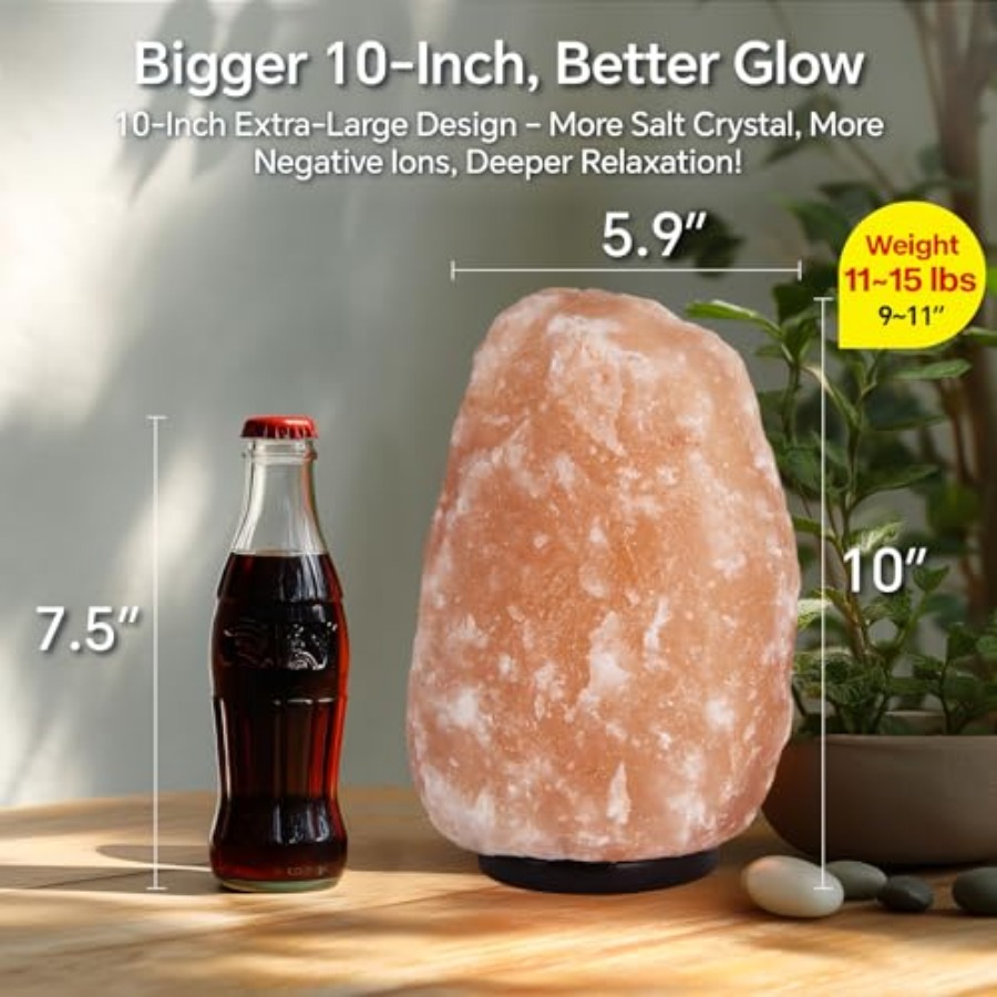 Himalaya Zoutlamp - 9-11 inch  - Himalayan Salt Lamp recensie en prijs