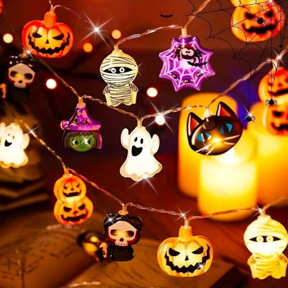 Halloween-vormige lichtslinger - Elements Lighting Decor recensie en prijs