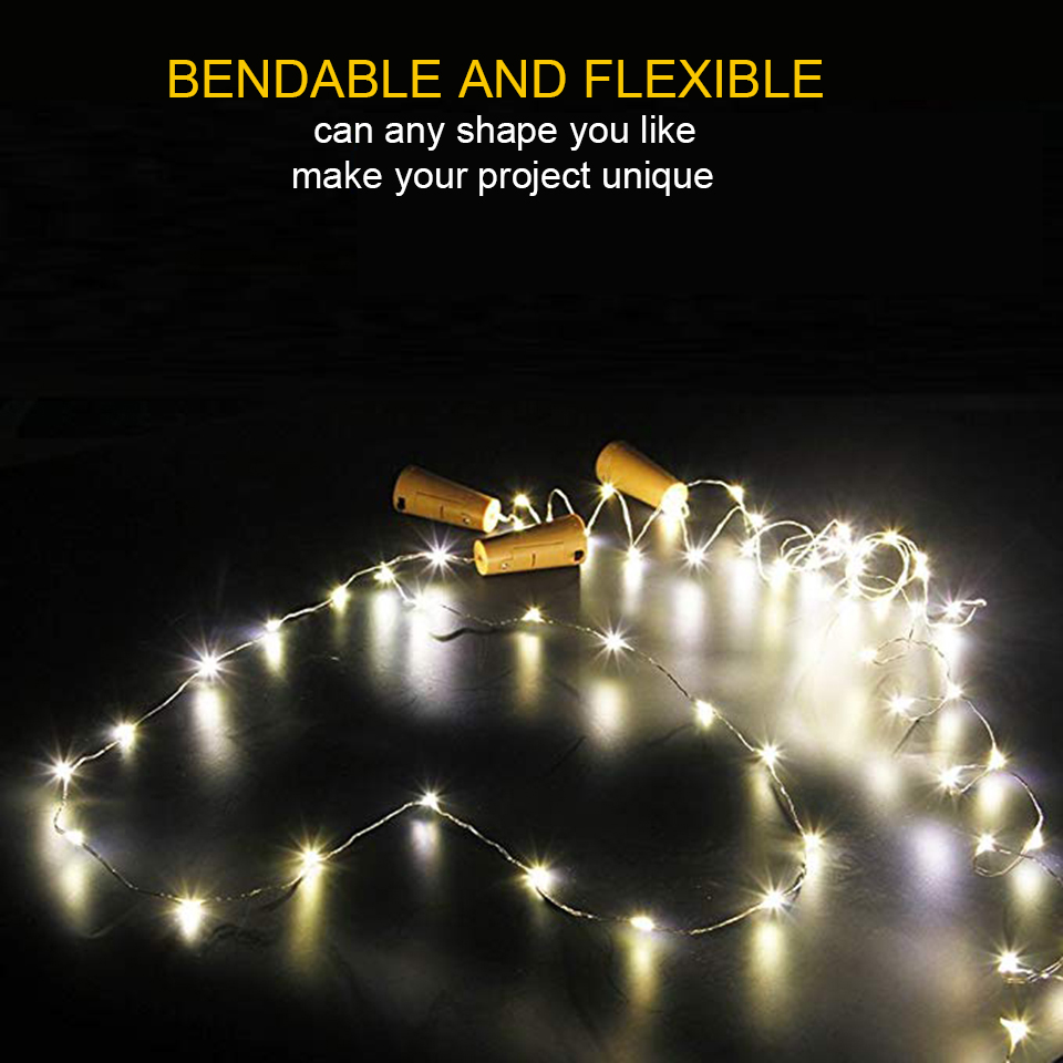1/3/5/10/20Pcs Wijnfles Licht  - Decor Lighting Cork recensie en prijs