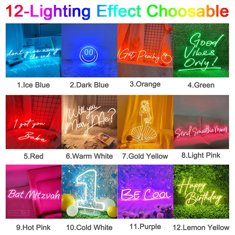 Op maat gemaakte LED neonborde - Lighting Decor Items recensie en prijs