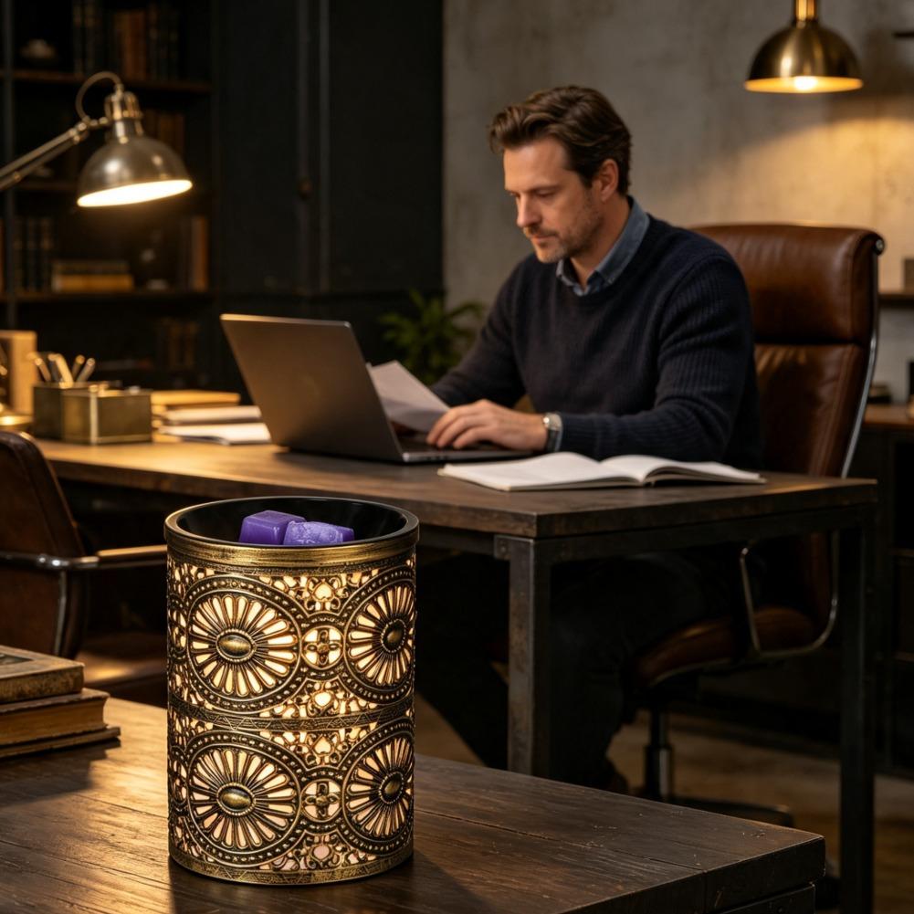 Nieuw geurig nachtlampje, goud - Lighting Decoration recensie en prijs