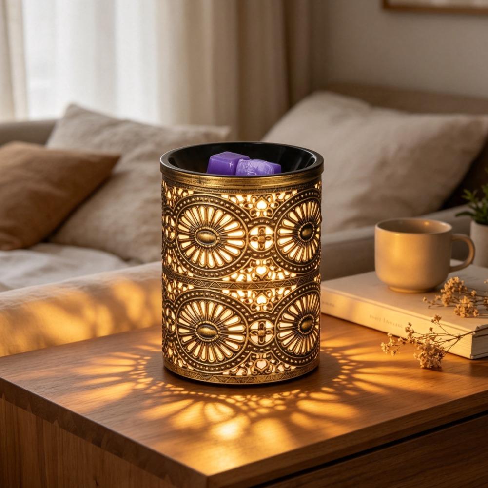 Nieuw geurig nachtlampje, goud - Lighting Decoration recensie en prijs