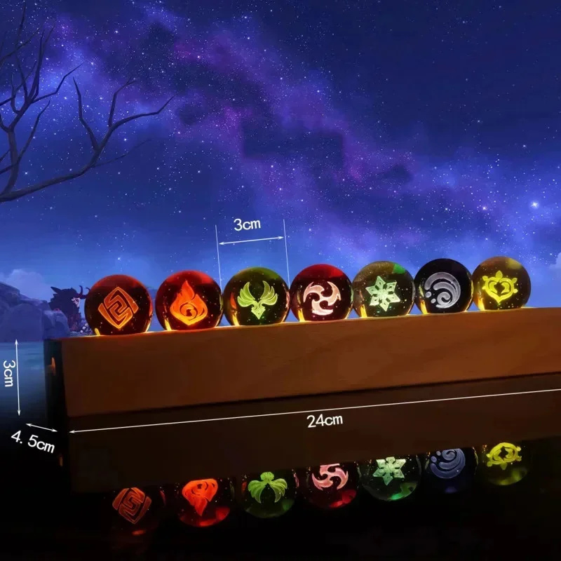 Game Genshin Impact Crystal Ba - Elements Lighting Decor recensie en prijs